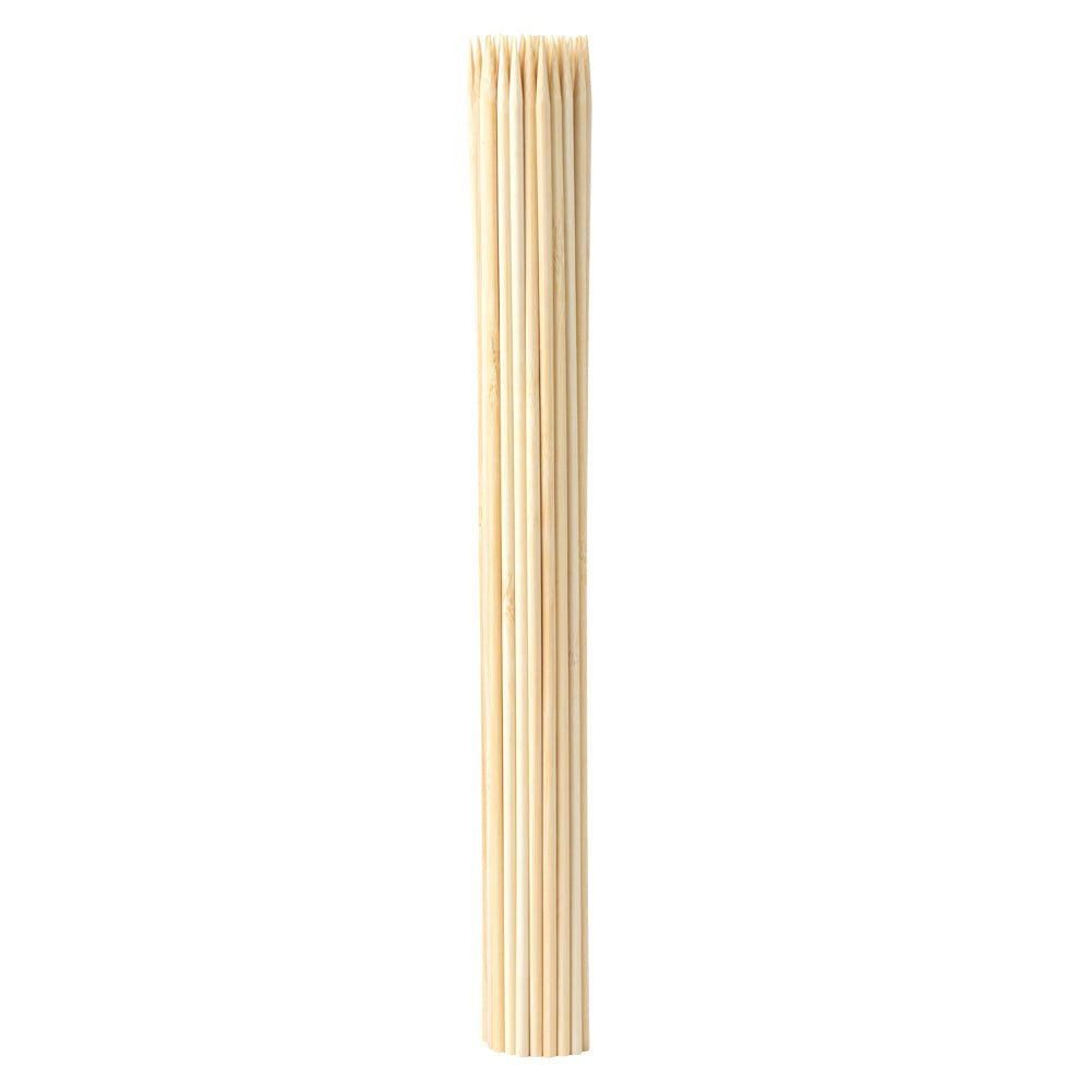 Robata Sturdy Natural Bamboo Grilling Skewer - Heavy Duty - 12" - 1000 count box