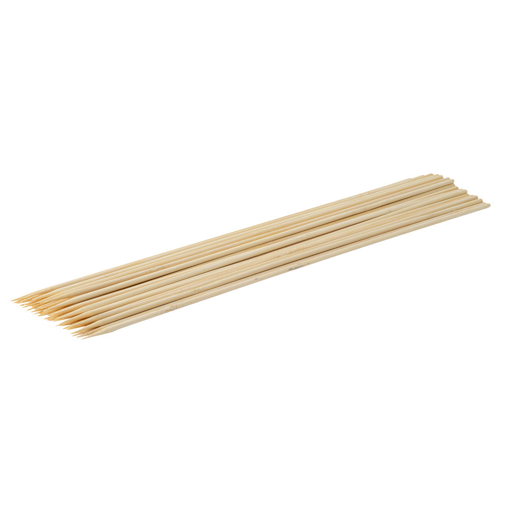 Robata Sturdy Natural Bamboo Grilling Skewer - Heavy Duty - 16" - 100 count box