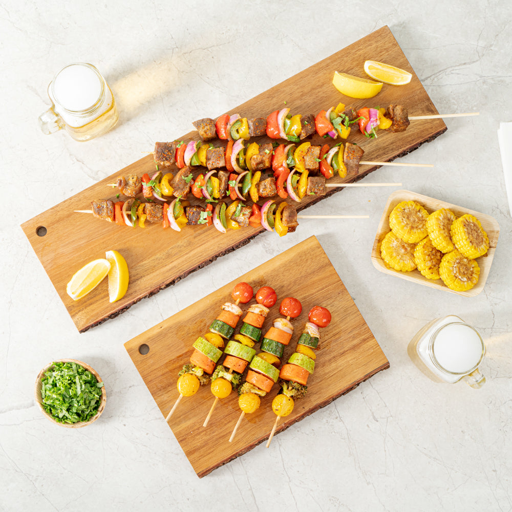 Robata Sturdy Natural Bamboo Grilling Skewer - Heavy Duty - 16" - 1000 count box