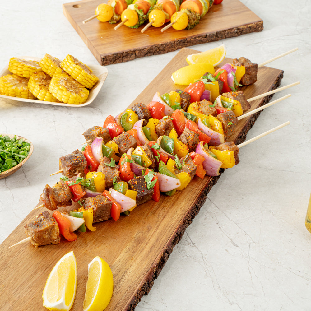 Robata Sturdy Natural Bamboo Grilling Skewer - Heavy Duty - 16" - 1000 count box