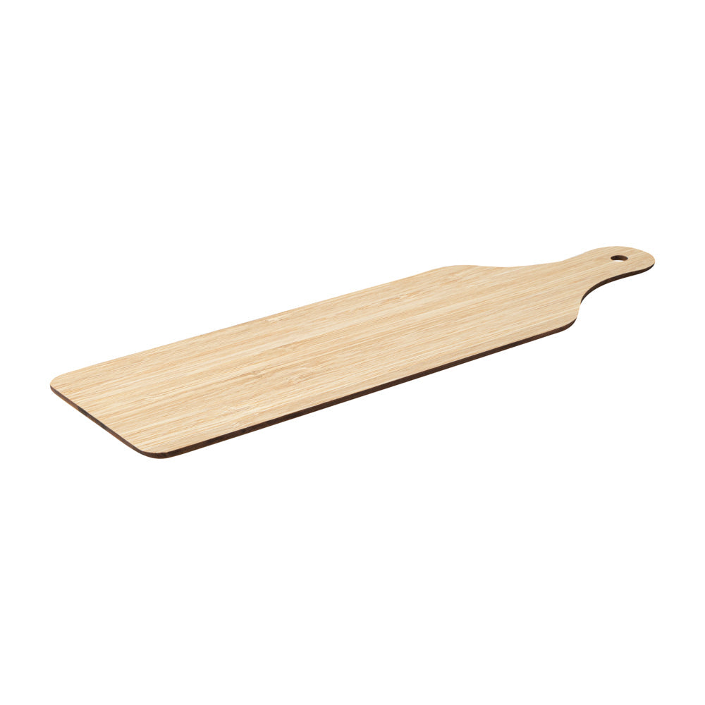 Nature Tek Bamboo Disposable Cheese / Charcuterie Board - 11 3/4" x 3 1/2" - 2 count box