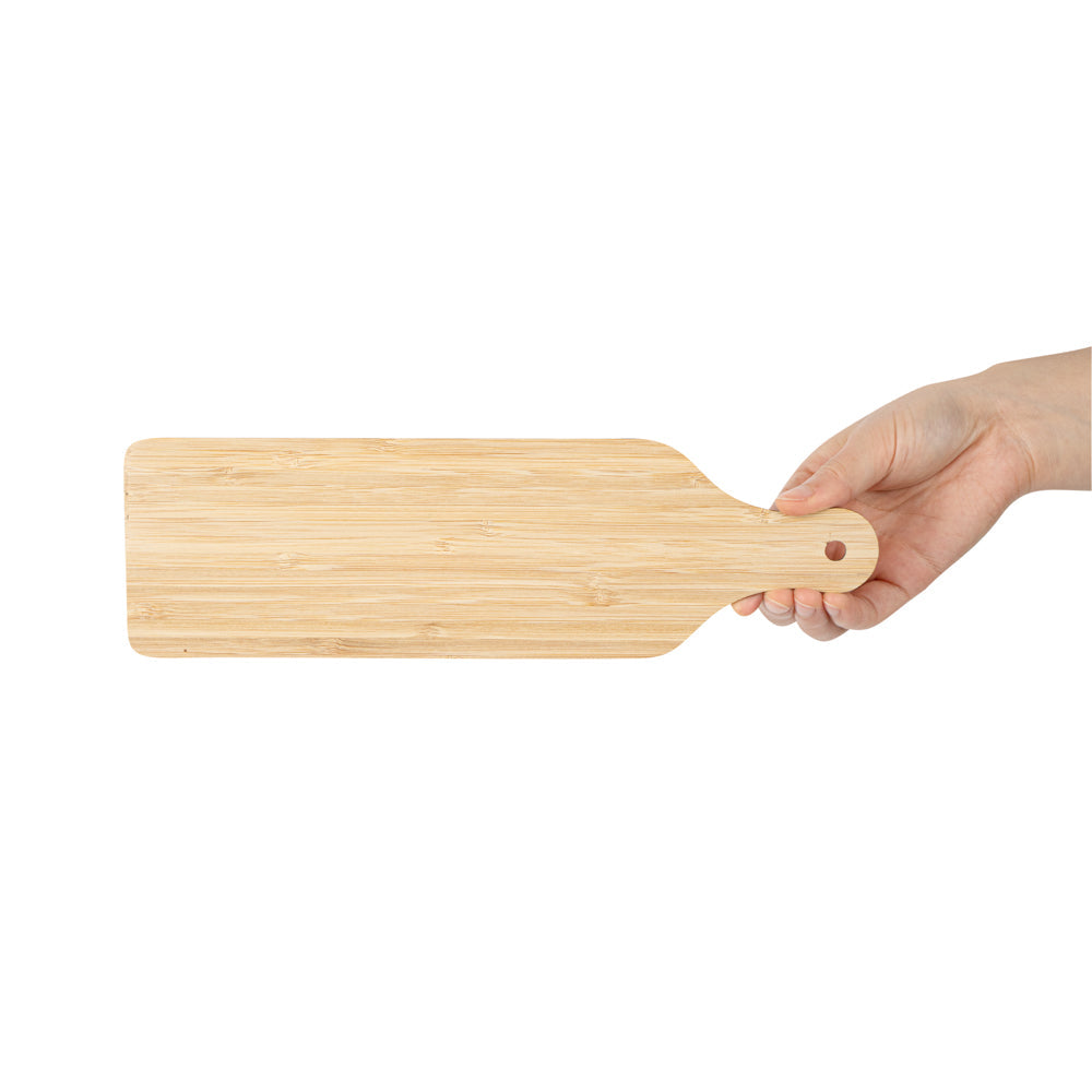 Nature Tek Bamboo Disposable Cheese / Charcuterie Board - 11 3/4" x 3 1/2" - 20 count box