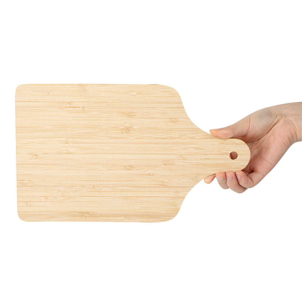 Nature Tek Bamboo Disposable Cheese / Charcuterie Board - 11 3/4" x 7" - 2 count box