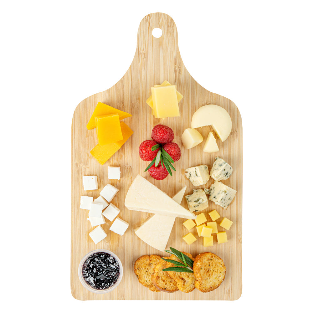 Nature Tek Bamboo Disposable Cheese / Charcuterie Board - 11 3/4" x 7" - 20 count box