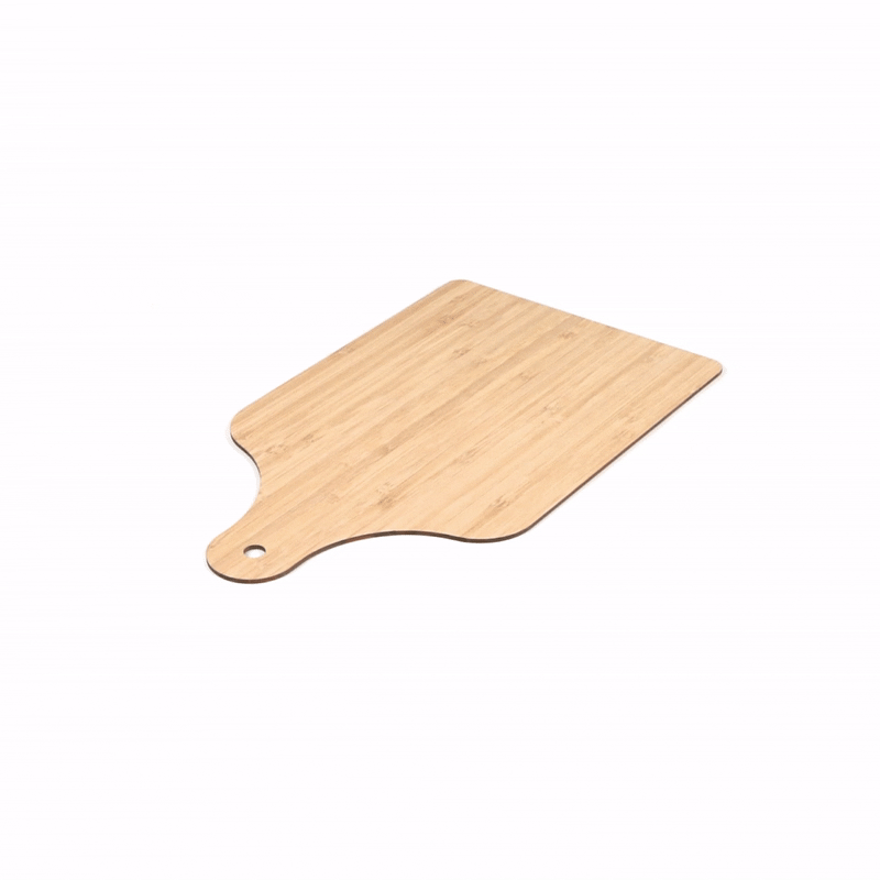 Nature Tek Bamboo Disposable Cheese / Charcuterie Board - 11 3/4" x 7" - 20 count box