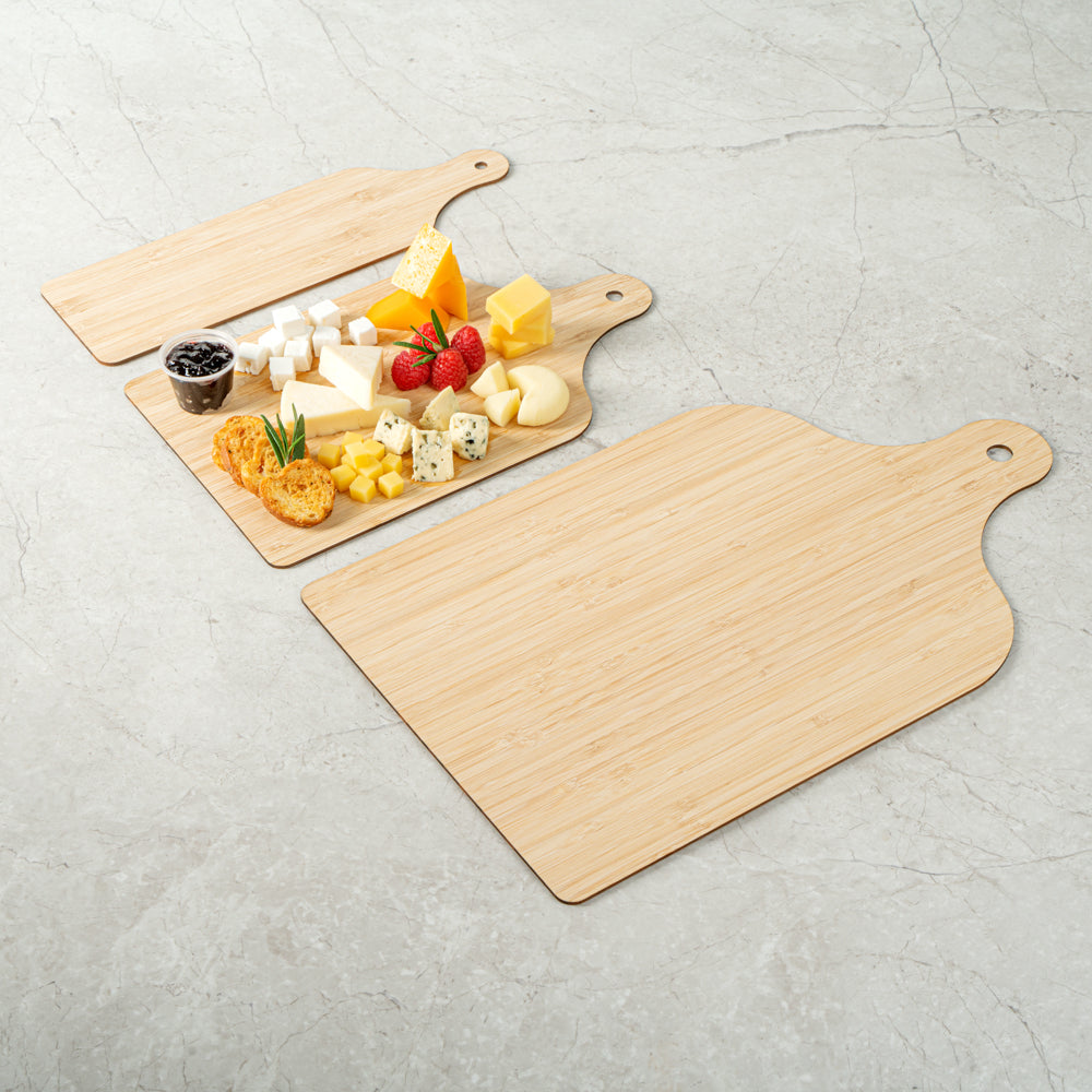 Nature Tek Bamboo Disposable Cheese / Charcuterie Board - 11 3/4" x 7" - 20 count box