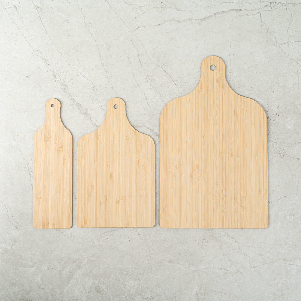 Nature Tek Bamboo Disposable Cheese / Charcuterie Board - 11 3/4" x 7" - 20 count box