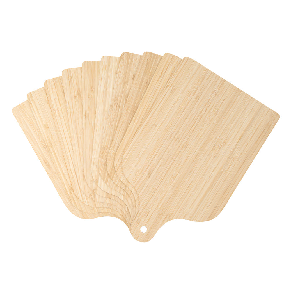 Nature Tek Bamboo Disposable Cheese / Charcuterie Board - 15 3/4" x 9 3/4" - 2 count box