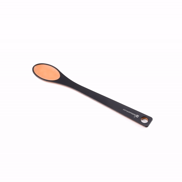 Nature Tek Black Wood Solid Spoon - 13" - 1 count box