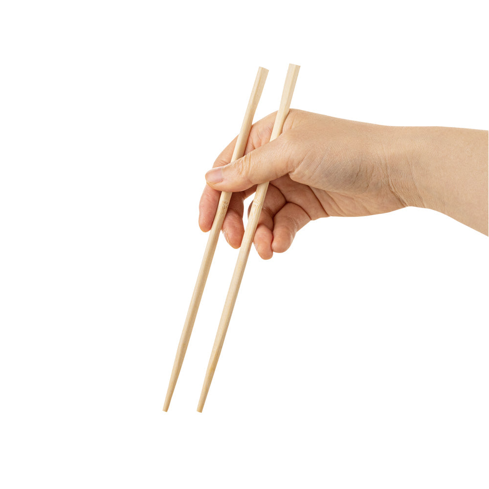 Bambuddha Natural Bamboo Twin Chopsticks - with Paper Sleeve - 8 1/4" - 1000 count box