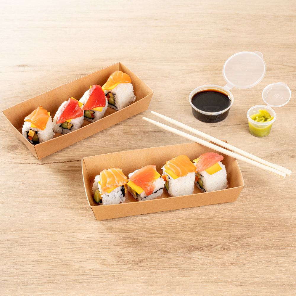 Bambuddha Natural Bamboo Twin Chopsticks - with Paper Sleeve - 8 1/4" - 1000 count box