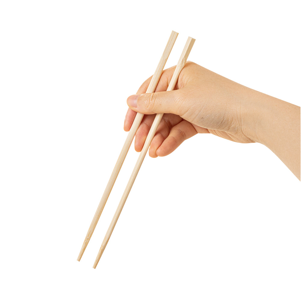 Bambuddha Natural Bamboo Twin Chopsticks - with Paper Sleeve - 9" - 1000 count box
