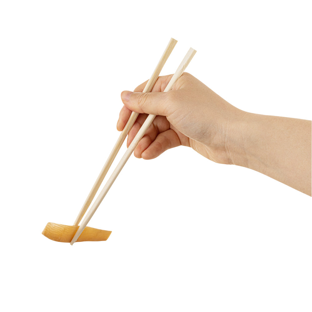 Bambuddha Natural Bamboo Twin Chopsticks - Wrapped - 8 1/4" - 100 count box