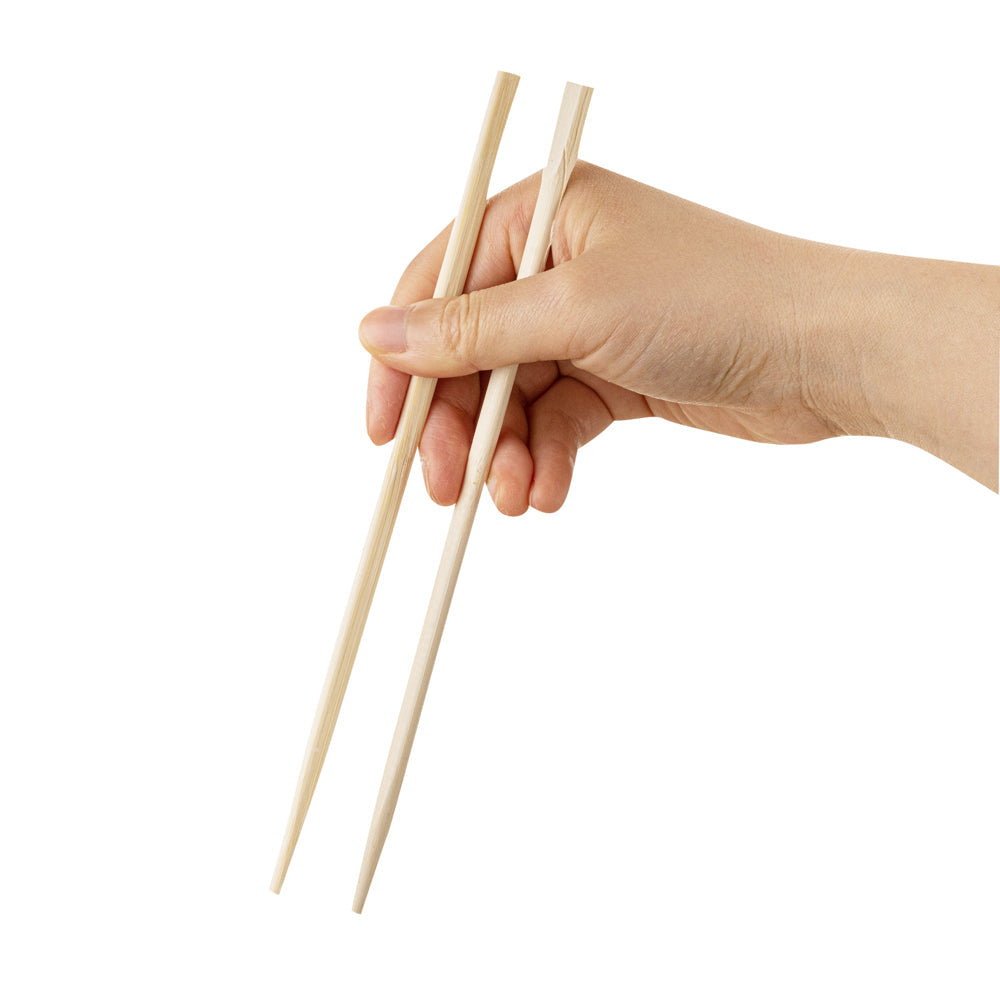 Bambuddha Natural Bamboo Twin Chopsticks - Wrapped - 8 1/4" - 1000 count box