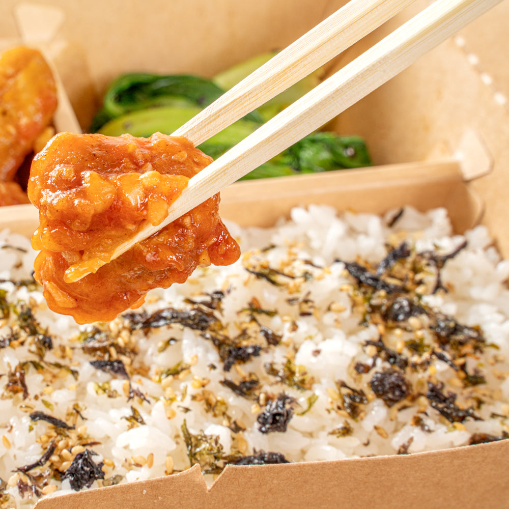 Bambuddha Square Natural Bamboo Modern Chopsticks - with Paper Band - 9 1/2" - 1000 count box