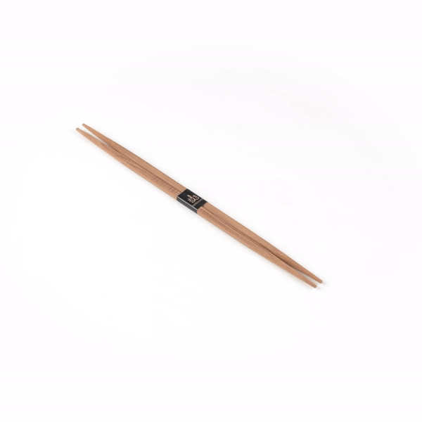 Bambuddha Brown Bamboo Contour Chopsticks - with Paper Band - 9 1/2" - 1000 count box