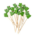 Pixy Green Bamboo Cactus with Flower Pick - 4 3/4" - 100 count box