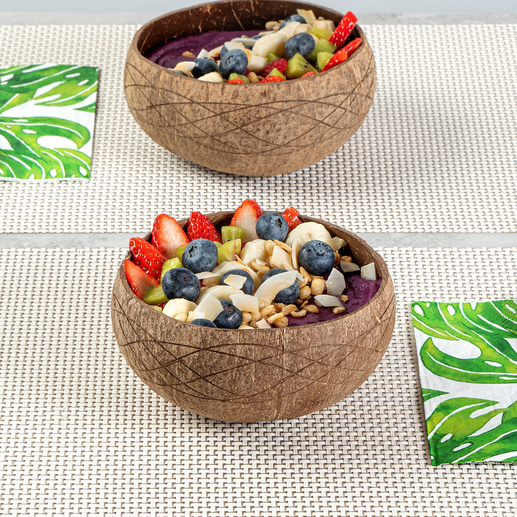 Coco Casa 21 oz Handmade River Coconut Bowl - 1 count box
