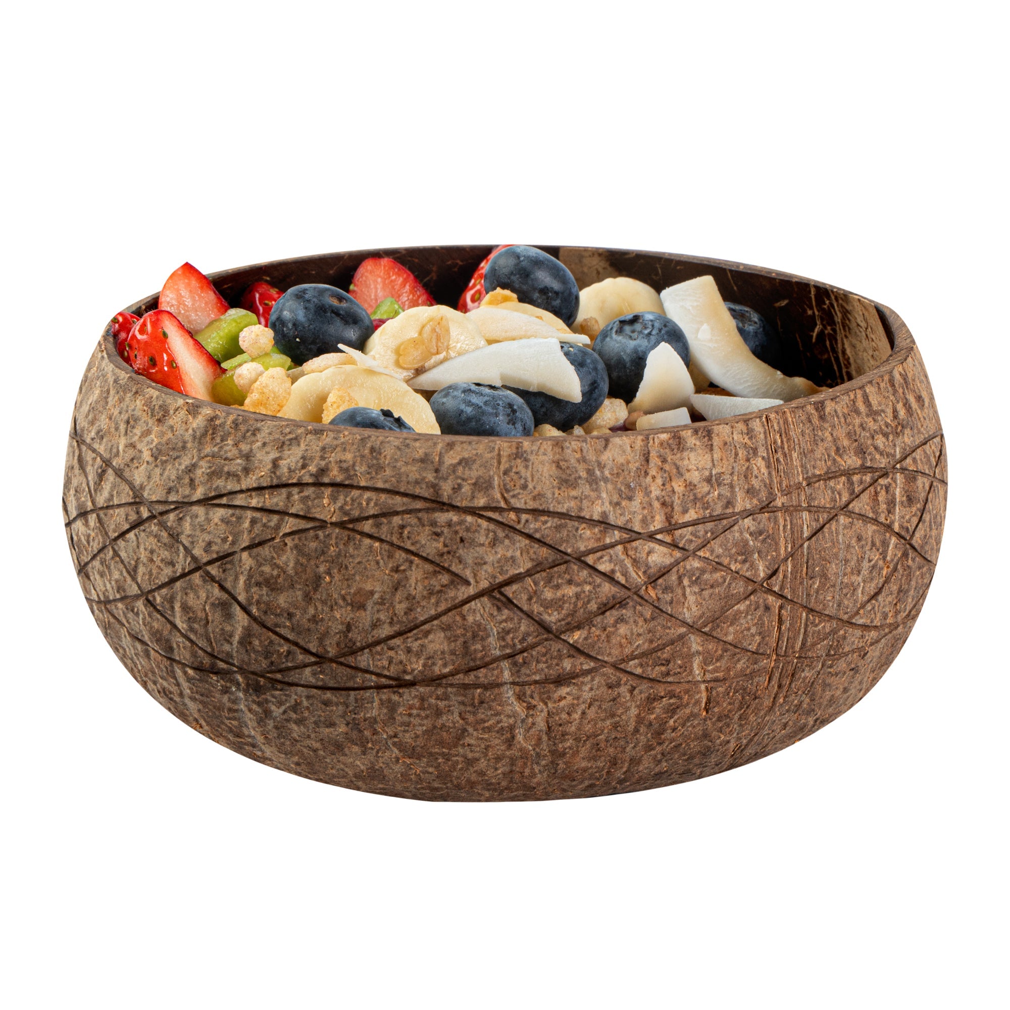 Coco Casa 21 oz Handmade River Coconut Bowl - 1 count box