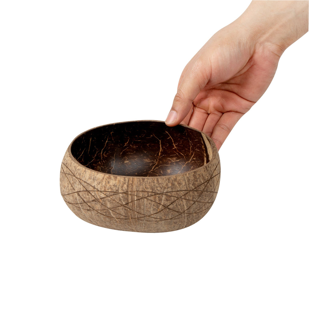 Coco Casa 21 oz Handmade River Coconut Bowl - 1 count box