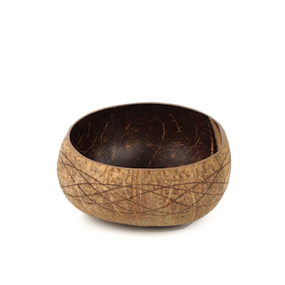 Coco Casa 21 oz Handmade River Coconut Bowl - 1 count box