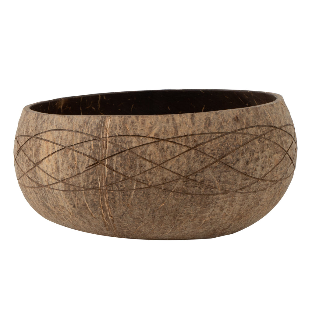 Coco Casa 21 oz Handmade River Coconut Bowl - 1 count box