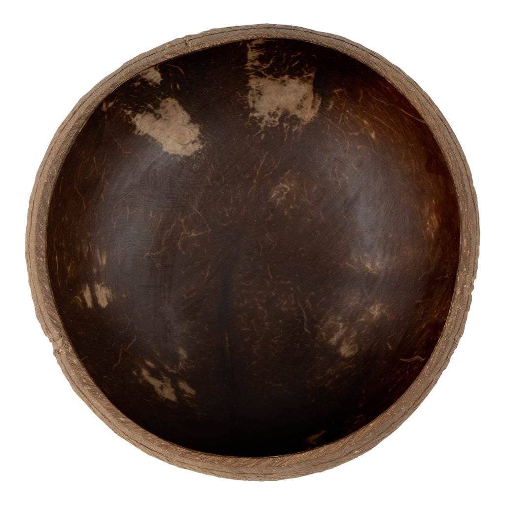 Coco Casa 21 oz Handmade Feather Coconut Bowl - 10 count box
