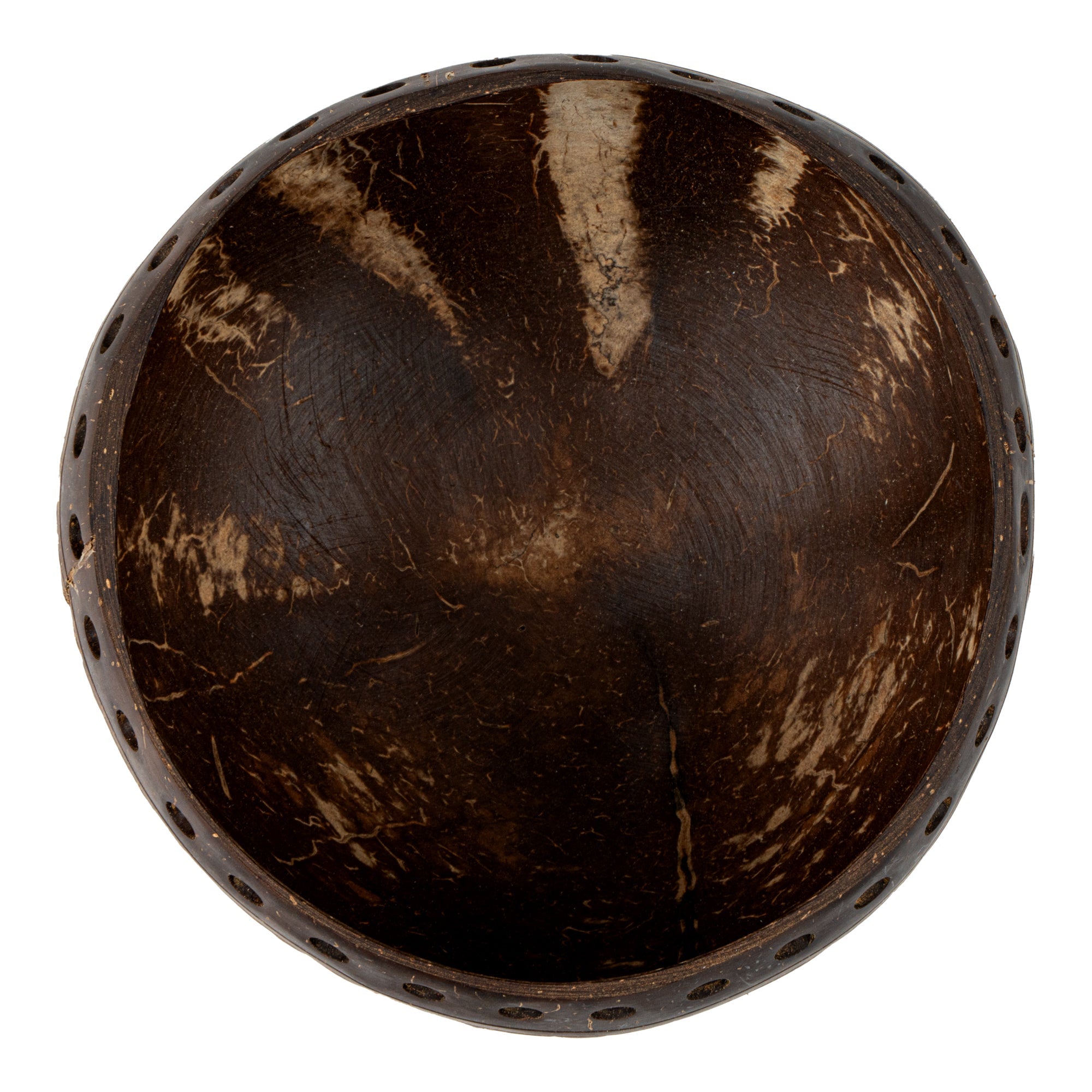 Coco Casa 21 oz Handmade Punchout Coconut Bowl - 1 count box