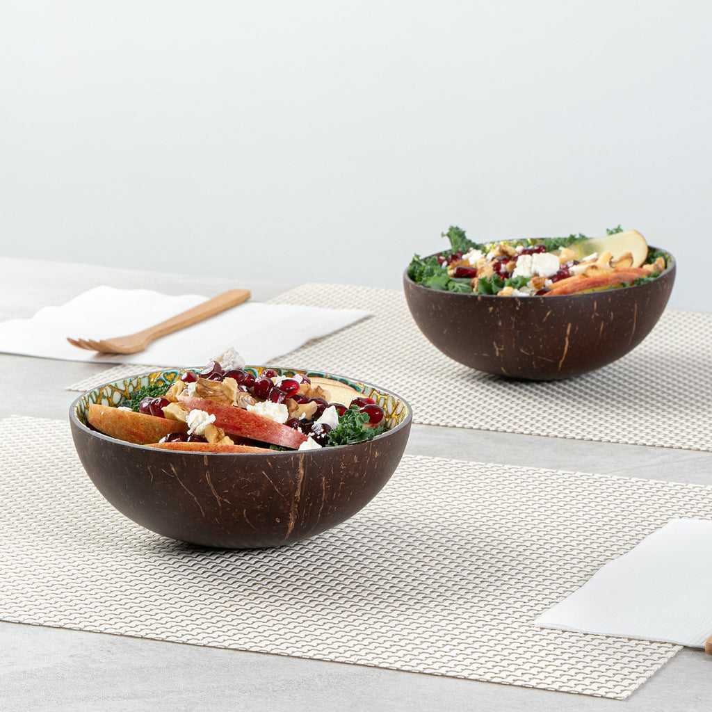 Coco Casa 16 oz Green Coconut Handmade Eggshell Coconut Bowl - 1 count box