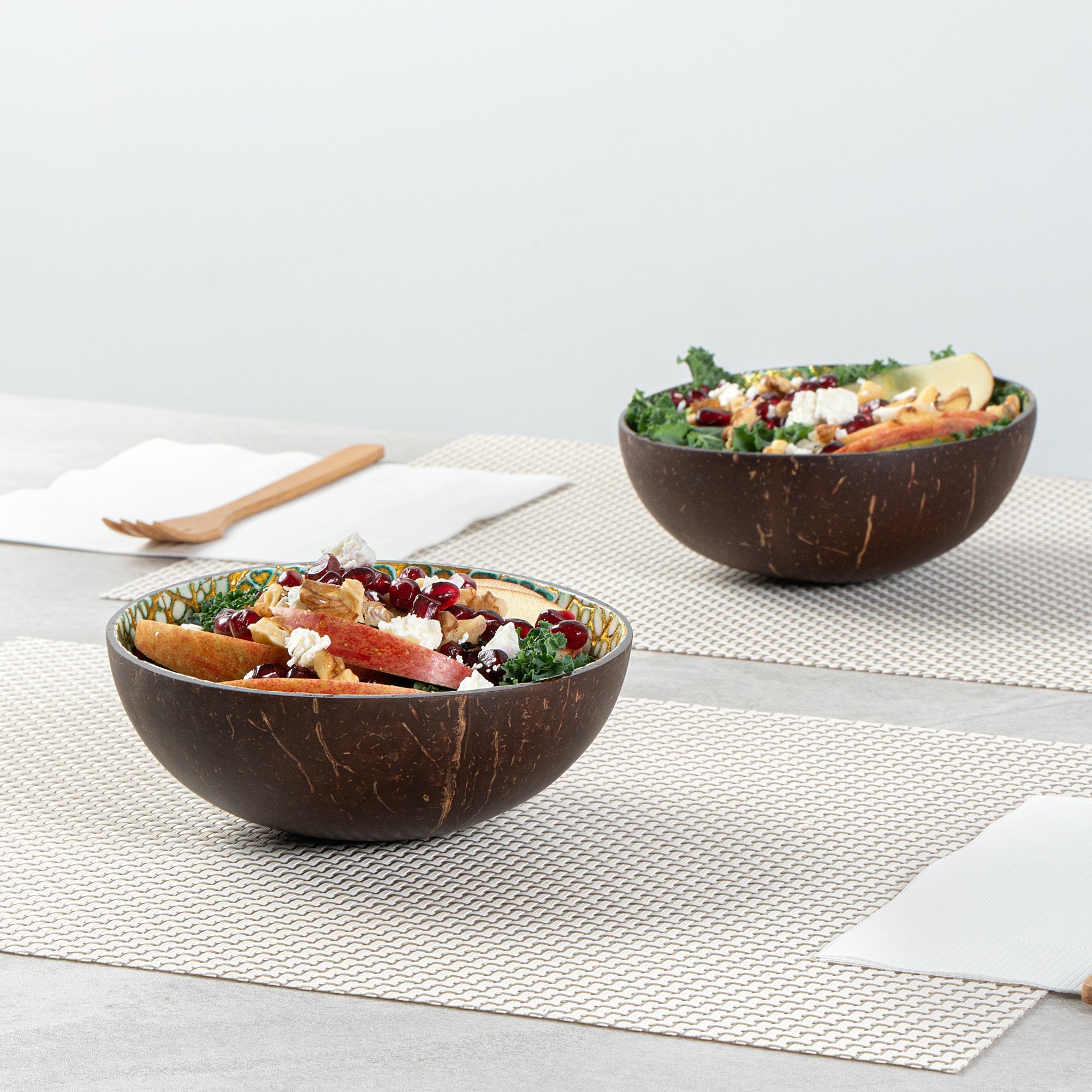 Coco Casa 16 oz Green Coconut Handmade Eggshell Coconut Bowl - 1 count box