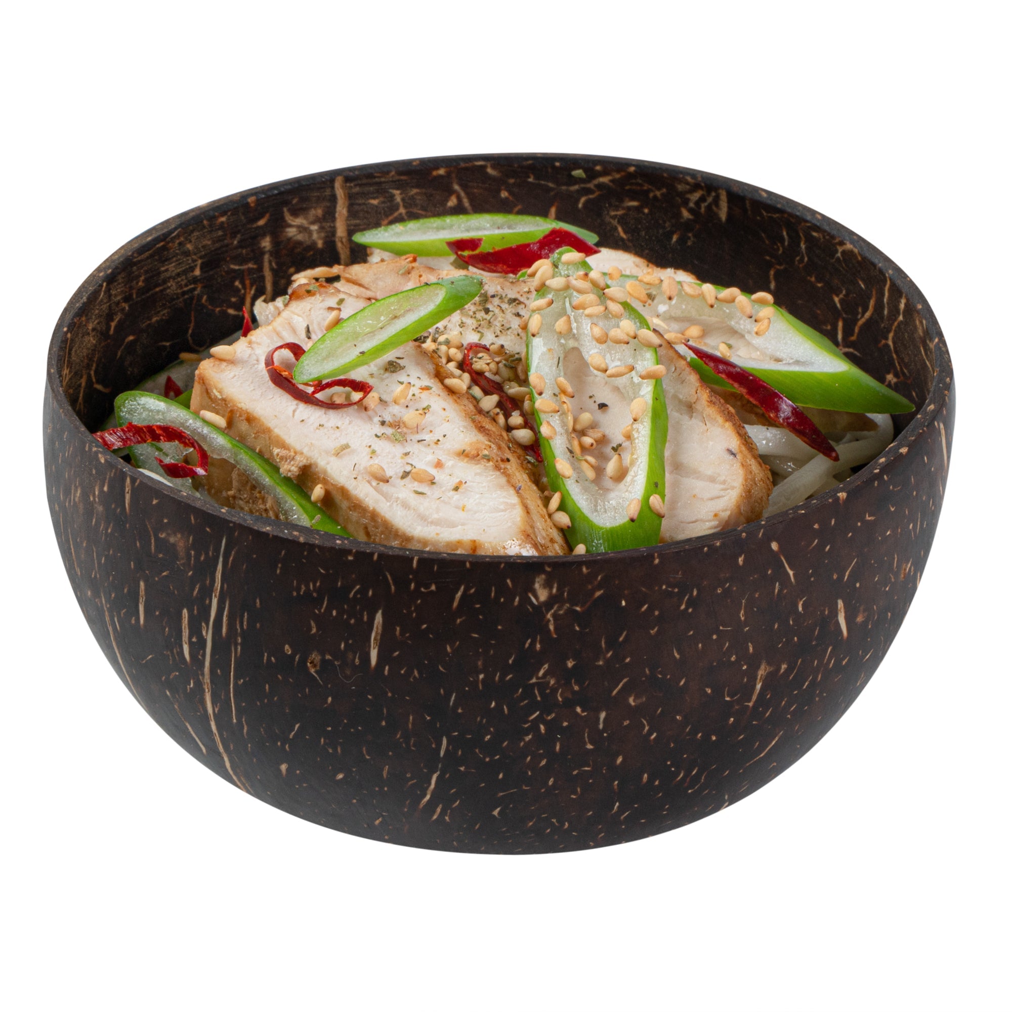 Coco Casa 10 oz Handmade Coconut Bowl - Polished - 1 count box