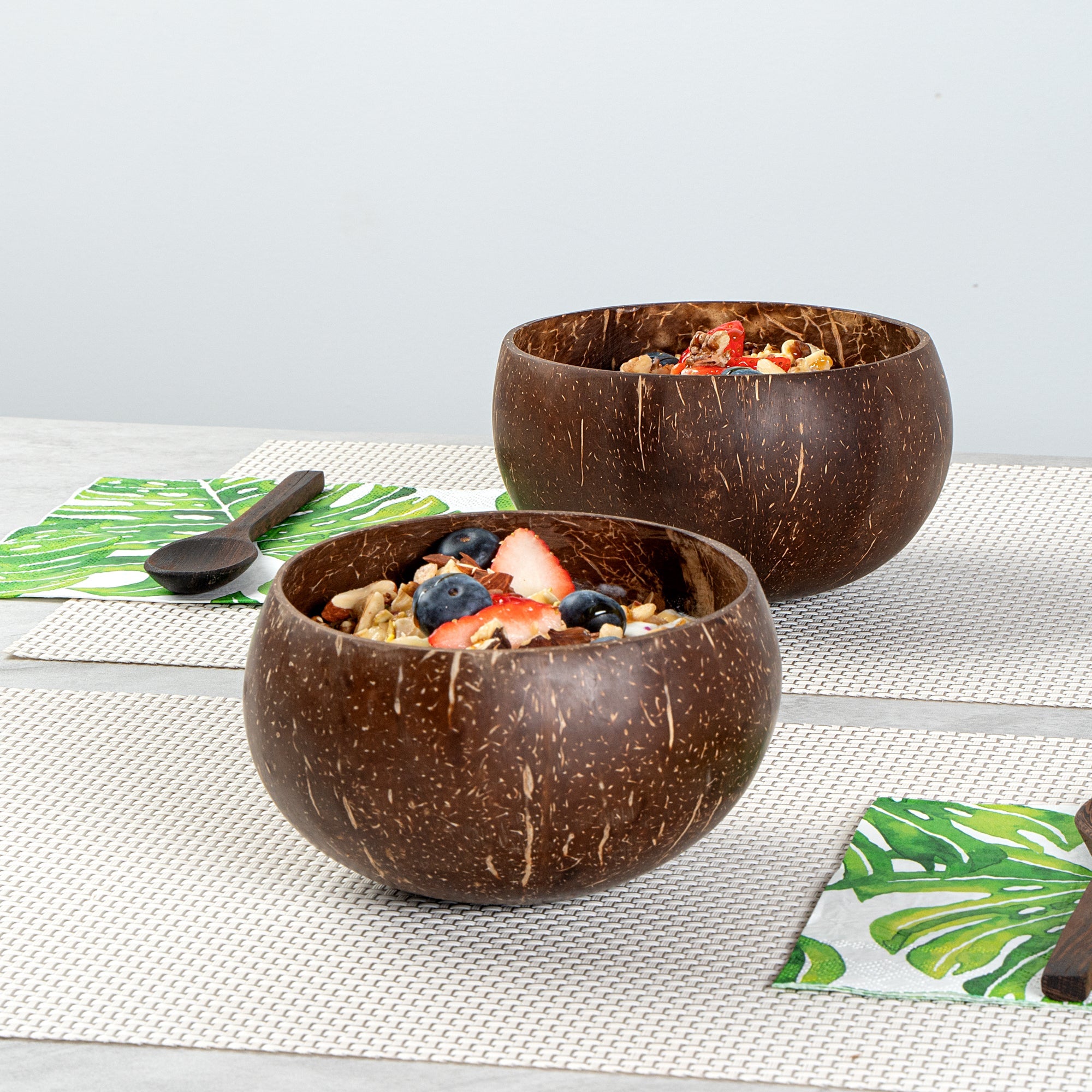 Coco Casa 21 oz Handmade Coconut Bowl - 10 count box