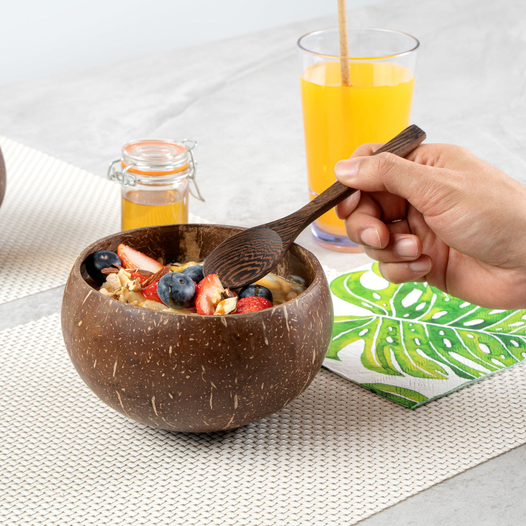 Coco Casa 21 oz Handmade Coconut Bowl - 10 count box
