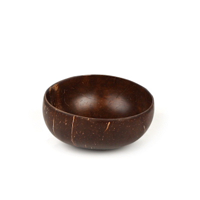 Coco Casa 16 oz Handmade Coconut Bowl - Polished - 10 count box