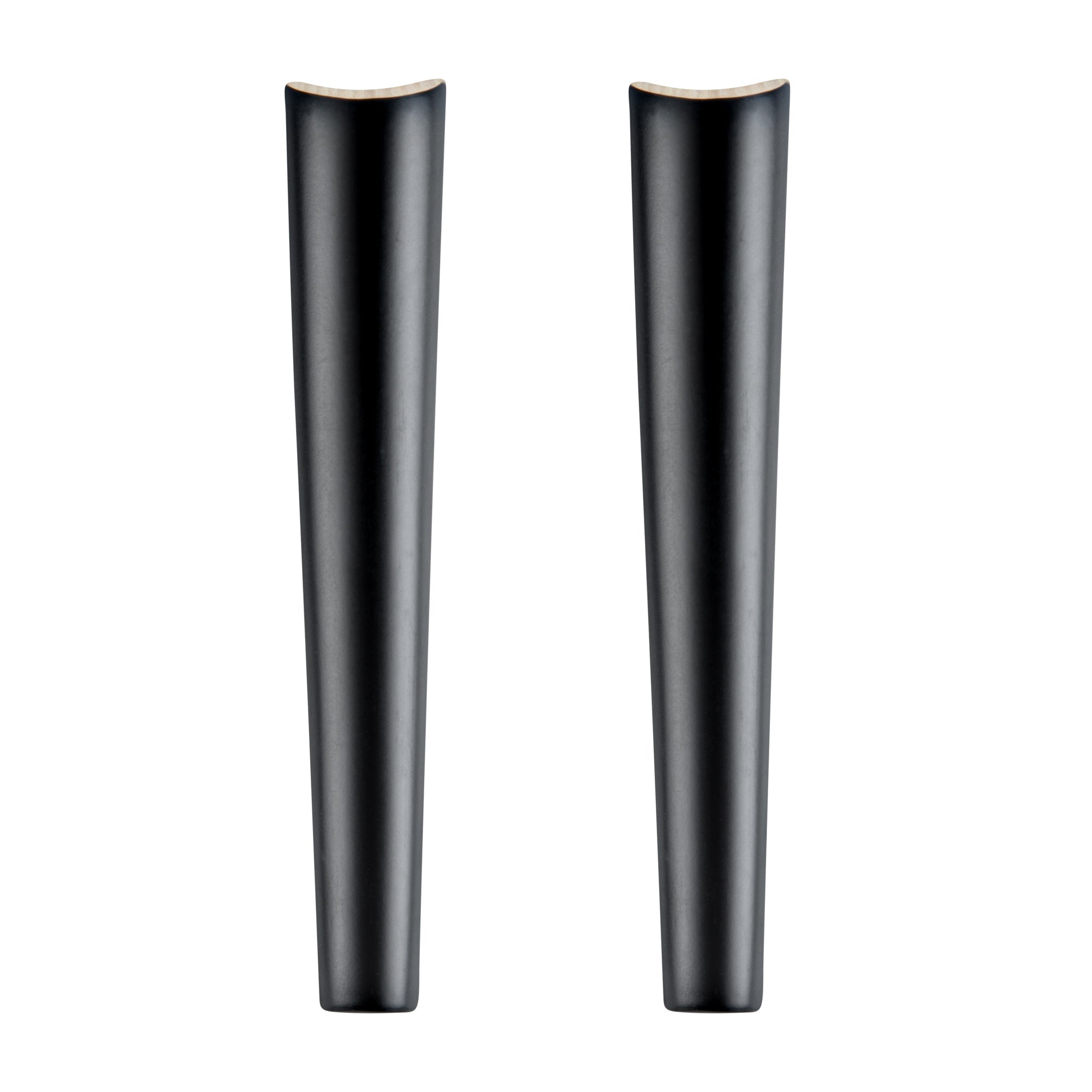Bambuddha Black Spun Bamboo 2-Piece Salad Server Set - 9 3/4" - 1 count box