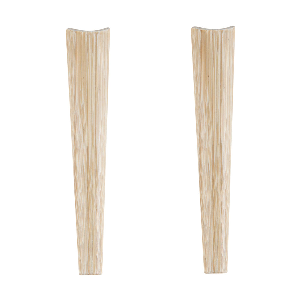 Bambuddha Natural Spun Bamboo 2-Piece Salad Server Set - 9 3/4" - 1 count box