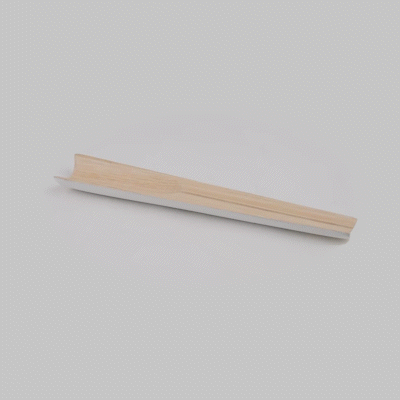 Bambuddha White Spun Bamboo 2-Piece Salad Server Set - 9 3/4" - 10 count box