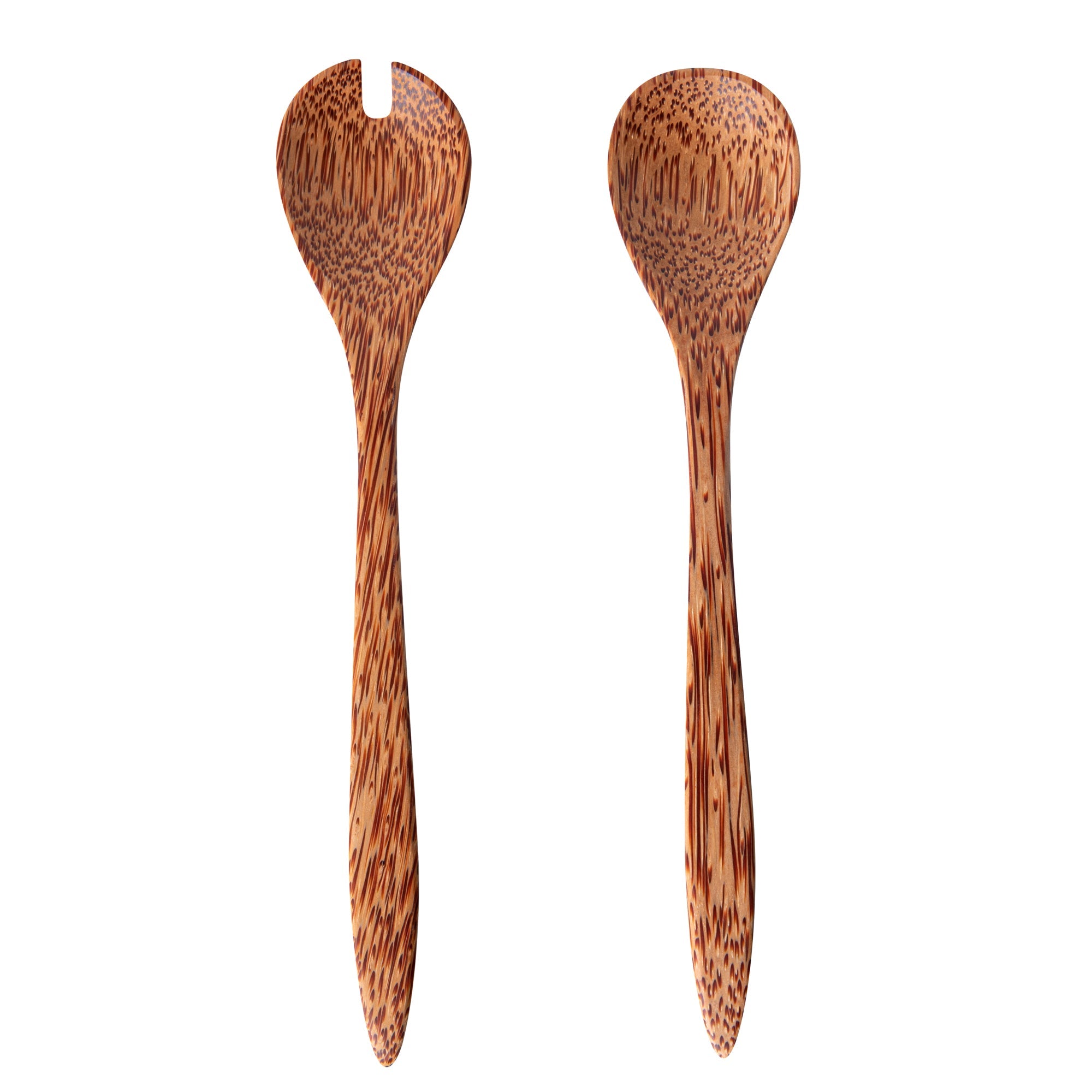 Coco Casa Natural Handmade Coconut Serving Utensil Set - 9 1/2" x 1 3/4" x 3 1/4" - 2 count box
