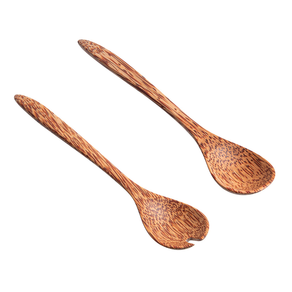 Coco Casa Natural Handmade Coconut Serving Utensil Set - 9 1/2" x 1 3/4" - 20 count box