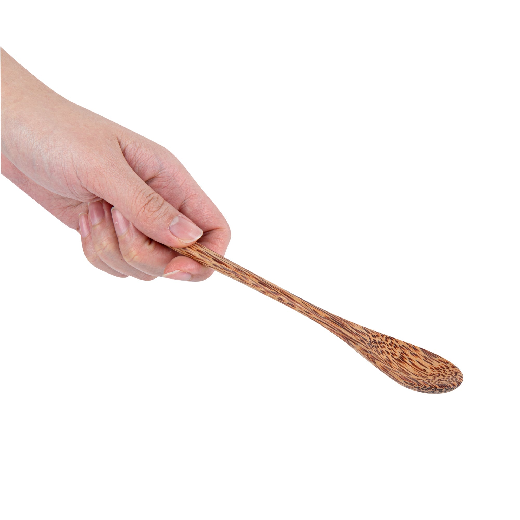 Coco Casa Natural Handmade Coconut Spoon - 7 3/4" x 1 1/4" x 3 1/4" - 4 count box