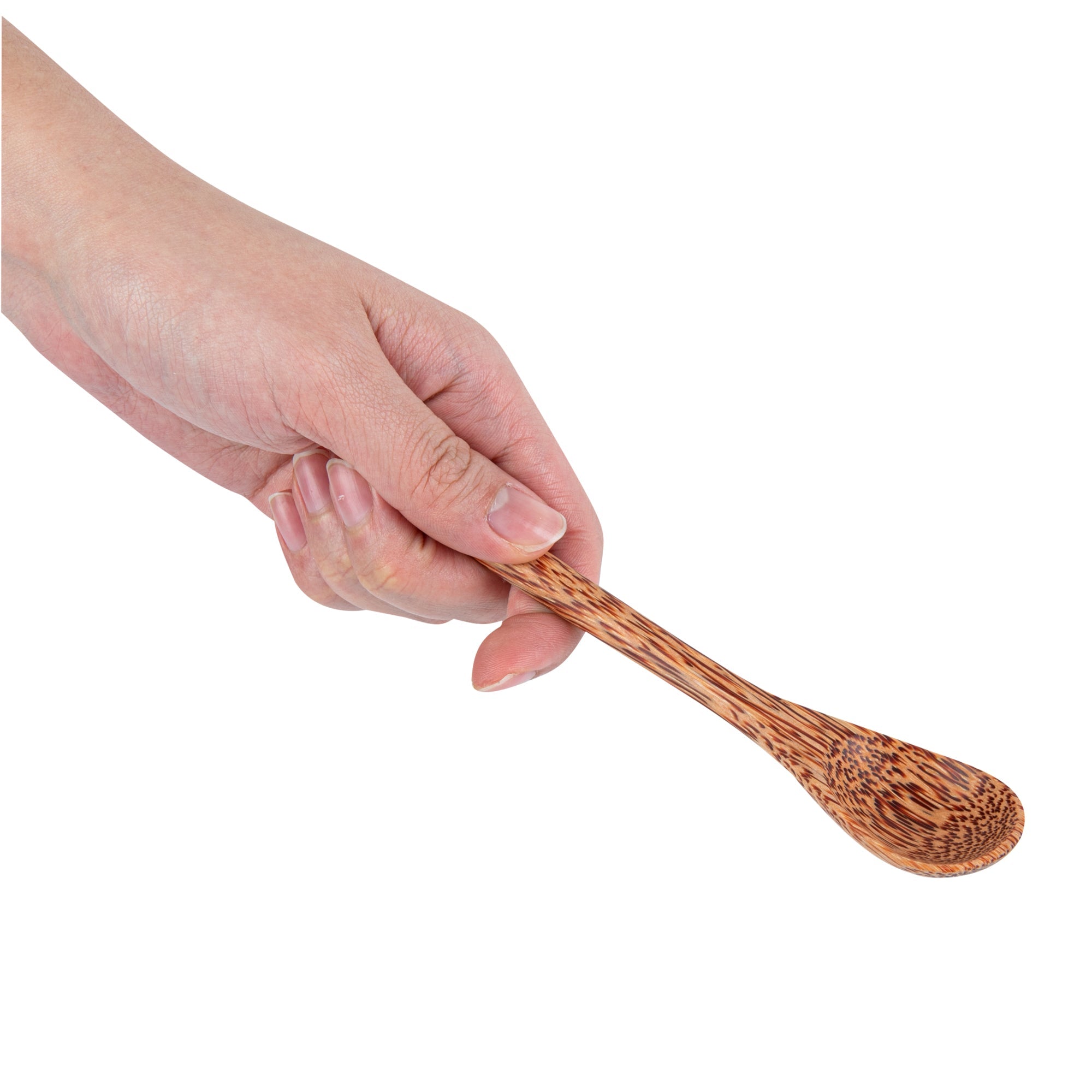 Coco Casa Natural Handmade Coconut Spoon - 5 1/2" x 1 1/4" - 40 count box