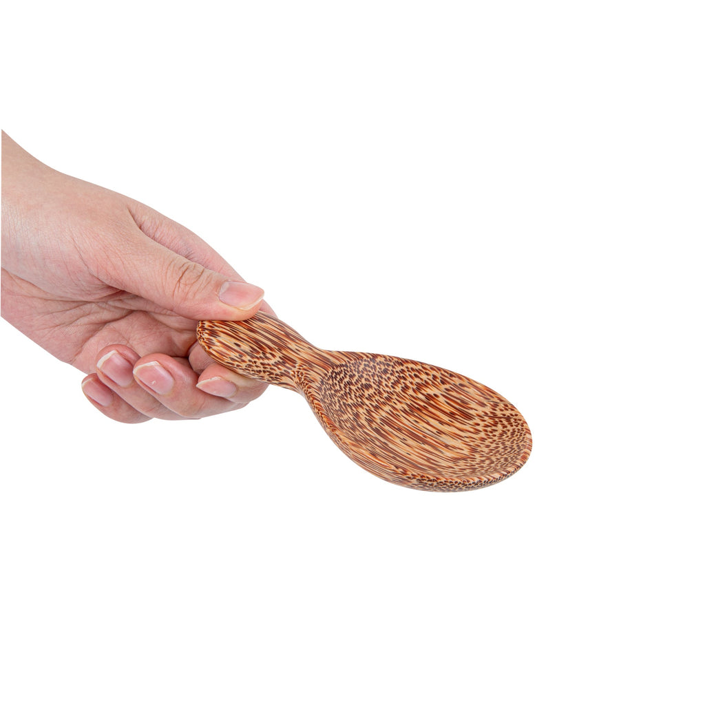 Coco Casa Natural Handmade Coconut Spoon - 5" x 2 3/4" x 1" - 4 count box