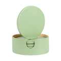 Bambuddha Green Bamboo 6-Piece Coaster Set - with Bamboo Holder - 4" x 4" x 1/4" - 1 count box