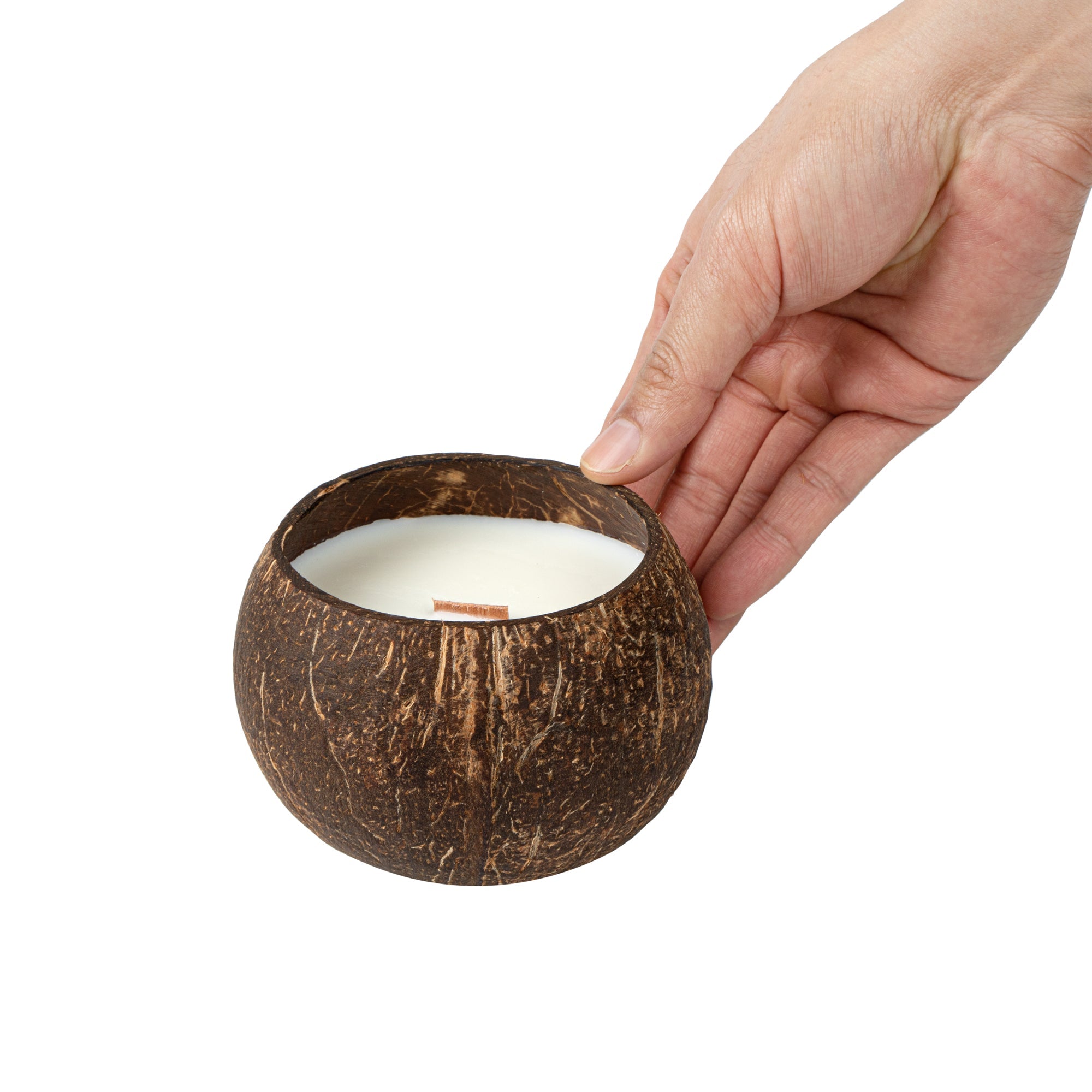 Coco Casa Handmade Coconut Shell Candle - Pineapple Papaya - 4" x 4" x 2 3/4" - 1 count box