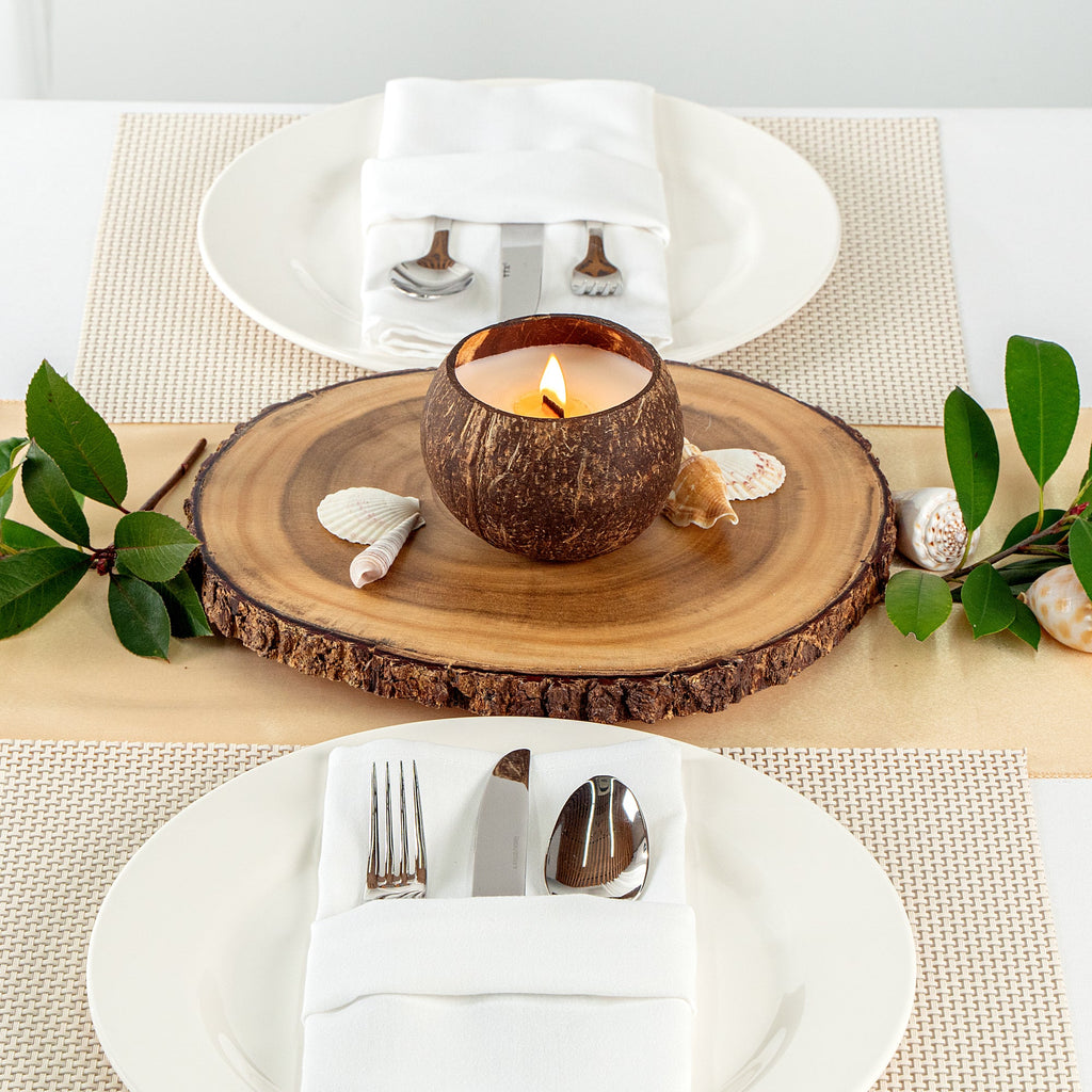 Coco Casa Handmade Coconut Shell Candle - Coconut Mango - 4" x 4" x 2 3/4" - 1 count box