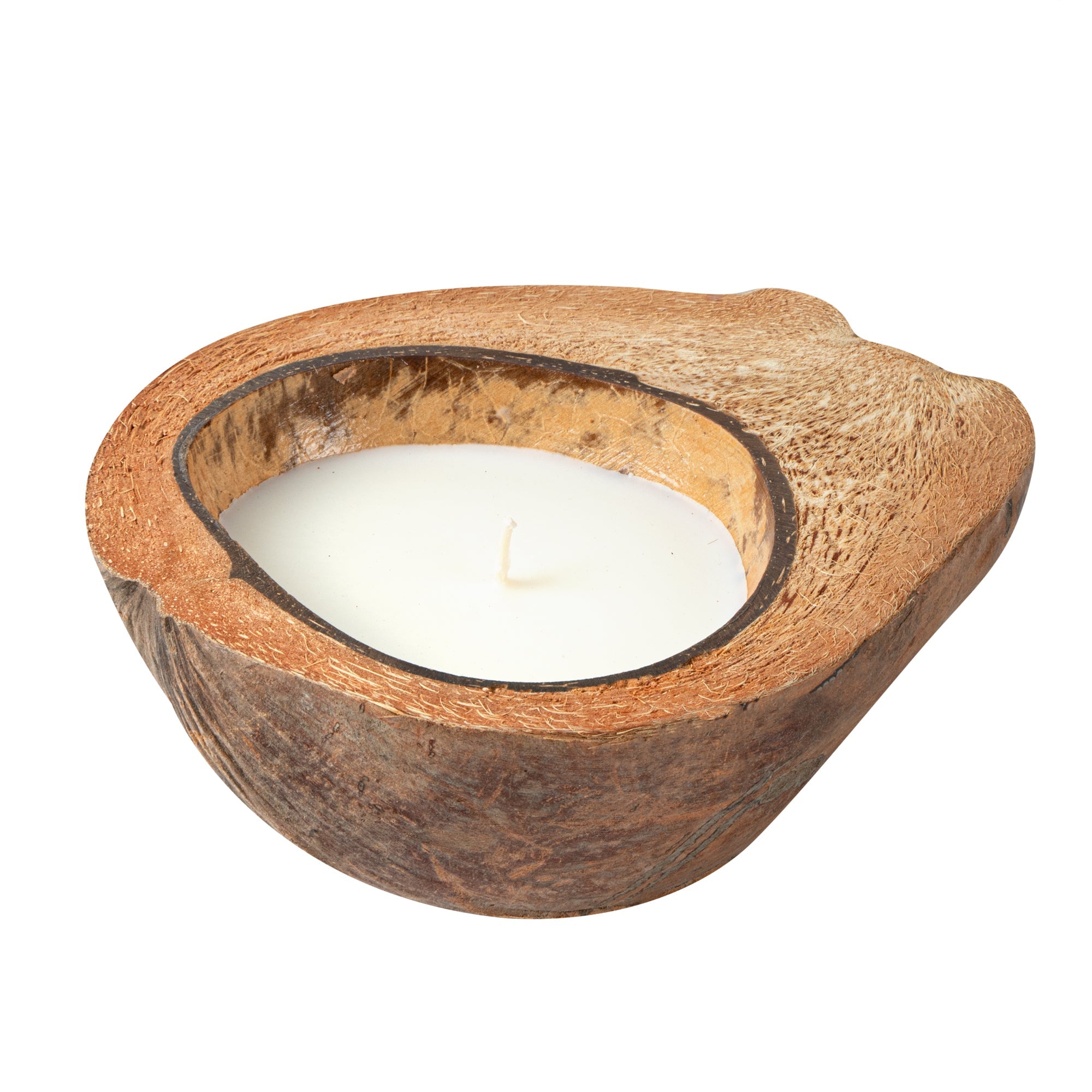 Coco Casa Handmade Coconut Shell Husk Candle - Spring Hydrangea - 6 1/2" x 6 1/2" x 2 1/2" - 1 count box