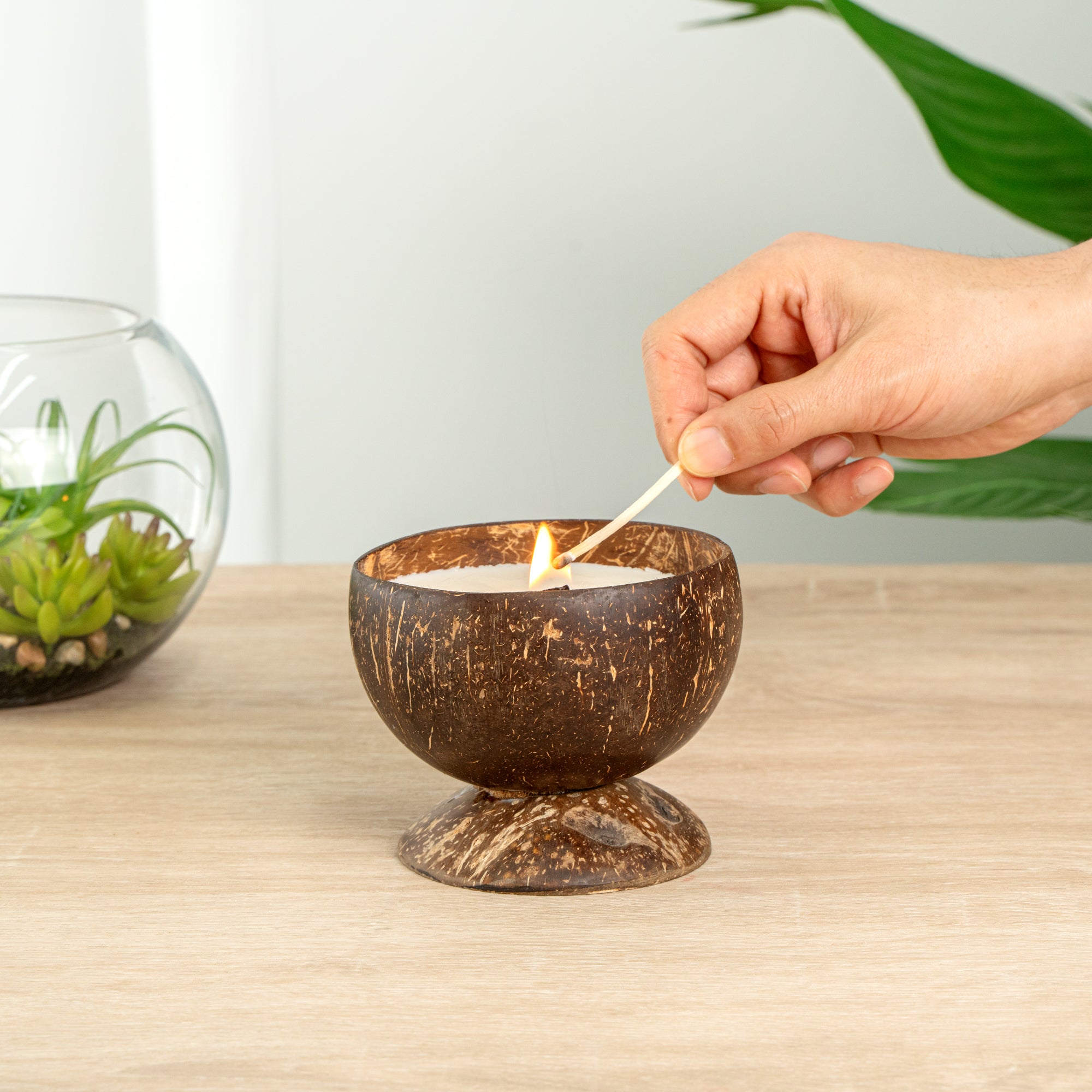 Coco Casa Handmade Coconut Candle Bowl - Coconut Mango - 4" x 4" x 2 3/4" - 1 count box