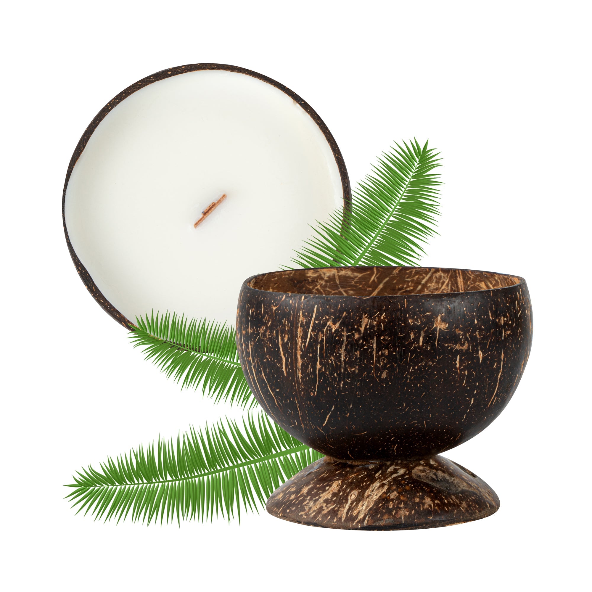 Coco Casa Handmade Coconut Candle Bowl - Pineapple Papaya - 4" x 4" x 2 3/4" - 1 count box