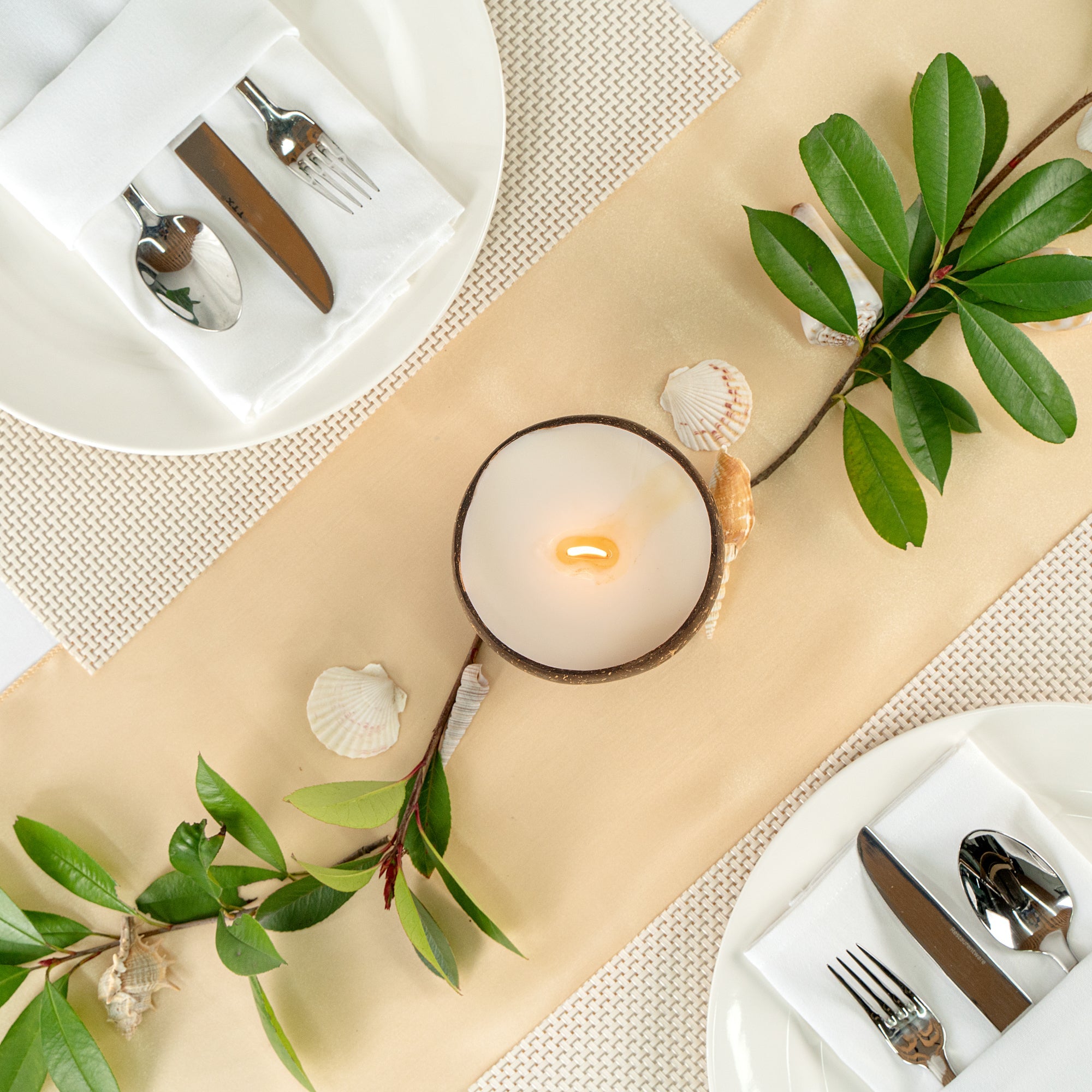 Coco Casa Handmade Coconut Candle Bowl - Pineapple Papaya - 4" x 4" x 2 3/4" - 1 count box