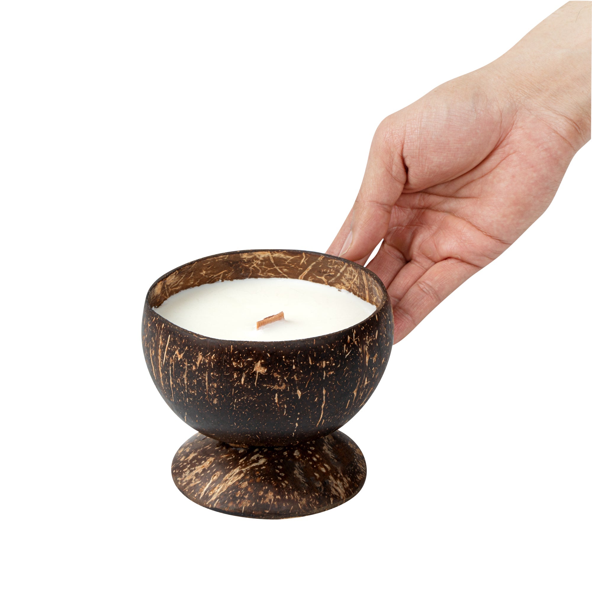 Coco Casa Handmade Coconut Candle Bowl - Jasmine - 4" x 4" x 2 3/4" - 1 count box
